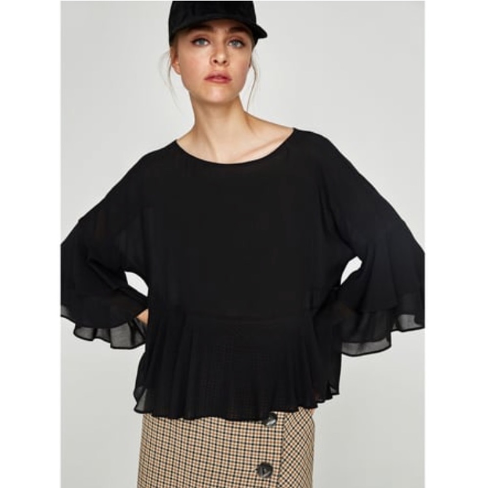 Zara Frilled Top